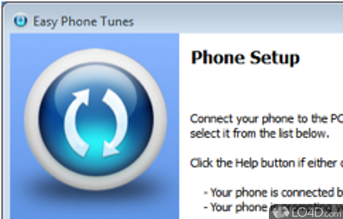 Screenshot of Easy Phone Tunes - User interface