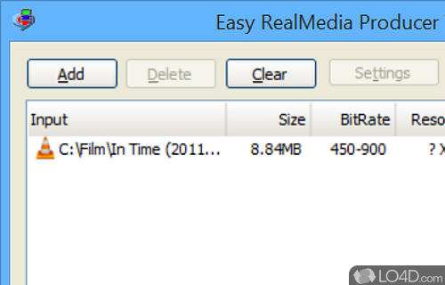 Easy RealMedia Producer Screenshot