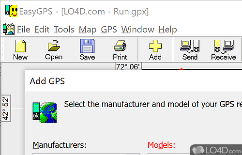 EasyGPS Screenshot