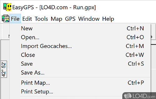 Organize your GPS content - Screenshot of EasyGPS