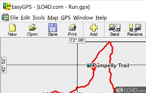 EasyGPS Screenshot