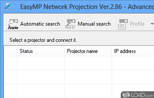 EasyMP Network Projection Screenshot