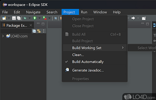 Tool for programmers - Screenshot of Eclipse SDK