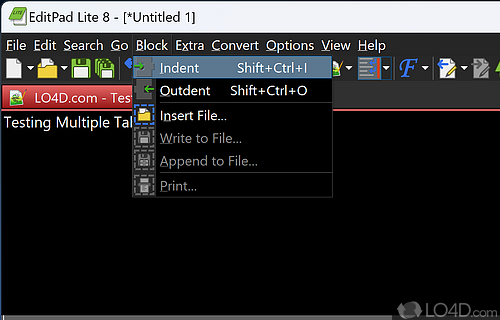 EditPad Lite screenshot