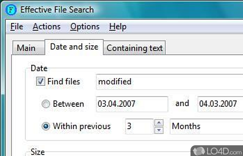 Effective File Search Screenshot