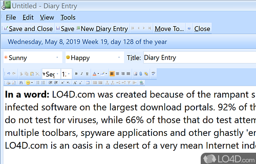Diary Software