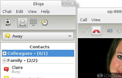 Ekiga Screenshot
