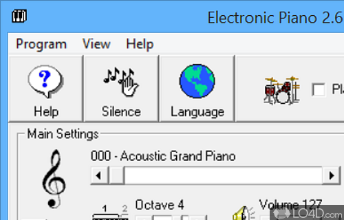 Electronic Piano Screenshot