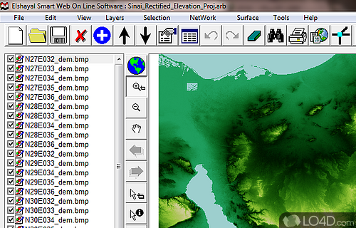 Screenshot of Elshayal Smart GIS - Convert shapes and images to Google Map format