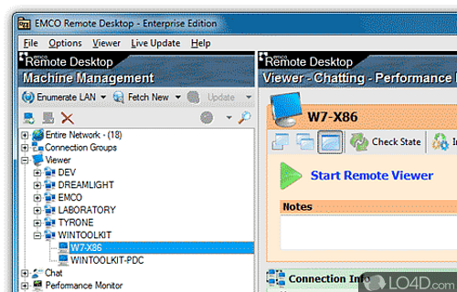 EMCO Remote Desktop Professional Screenshot