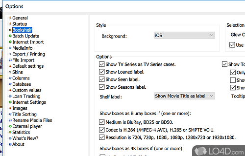 Organizer for DVD collection - Screenshot of EMDB