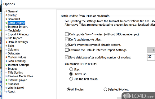 User interface - Screenshot of EMDB