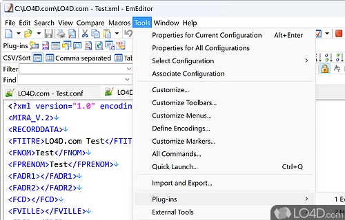 EmEditor screenshot