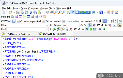 EmEditor Screenshot