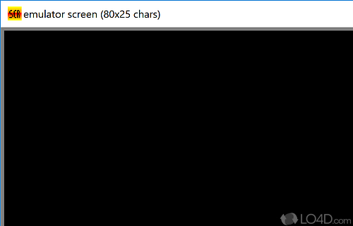 User interface - Screenshot of Emu8086