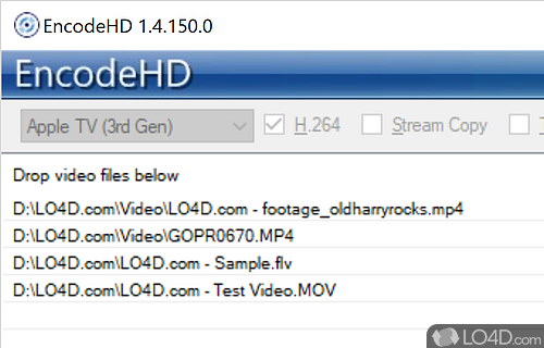 EncodeHD screenshot