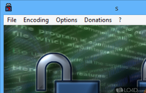 Protect any file on computer, by using various encryption algorithms - Screenshot of Encoding Decoding Free