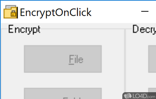 EncryptOnClick Screenshot