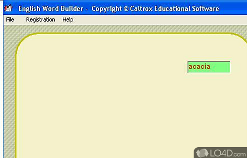 English Word Builder Screenshot