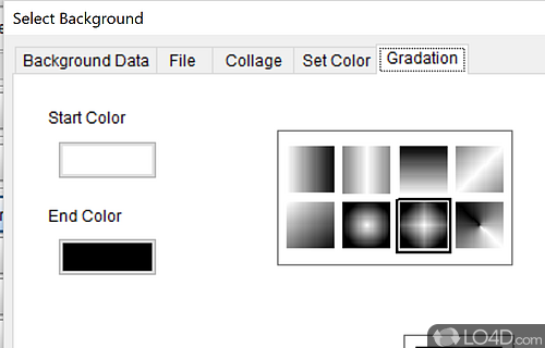 User interface - Screenshot of Epson Print CD