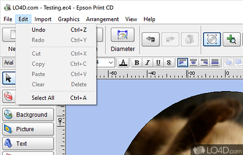 Epson Print CD screenshot