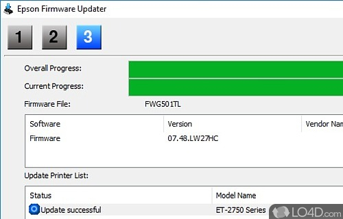 Epson Software Updater Screenshot