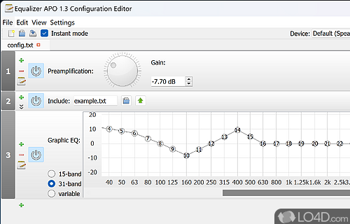 Equalizer APO Screenshot