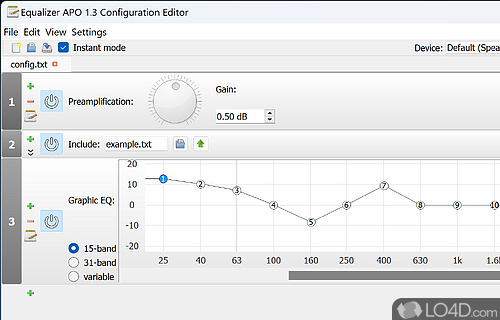 Equalizer APO Screenshot