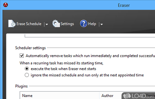 Delete files or folders forever - Screenshot of Eraser