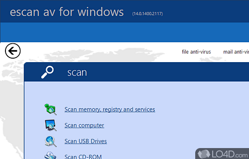 eScan AntiVirus Edition Screenshot