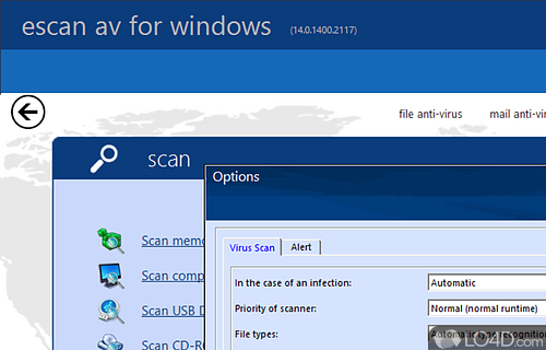 eScan AntiVirus Edition Screenshot