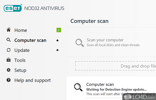 Configurable installation pack - Screenshot of ESET NOD32 Antivirus