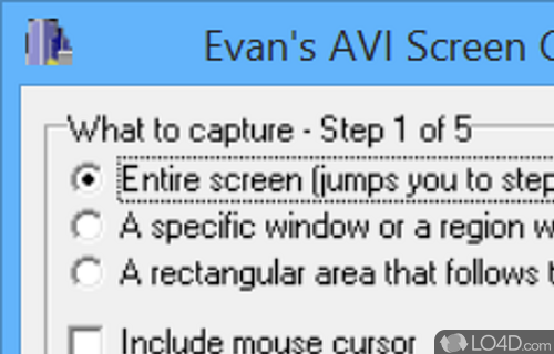 Evan's AVI Screen Capture - Screenshot of Evan's AVI Screen Capture