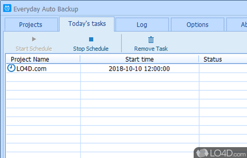 Everyday Auto Backup Screenshot