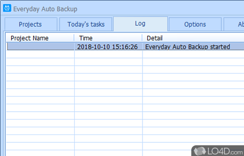 Everyday Auto Backup screenshot