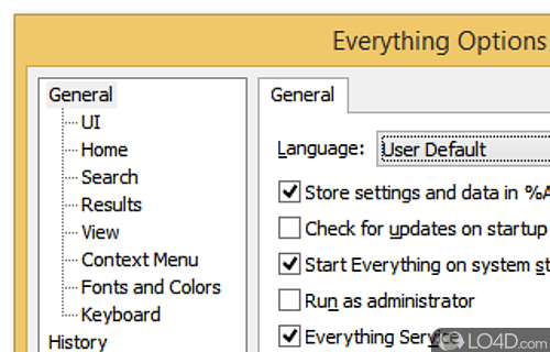 Everything search engine Screenshot