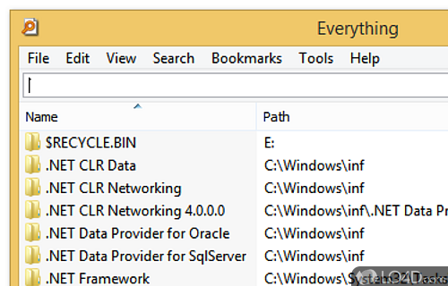 Screenshot of Everything - Get instant file search results using this and undemanding utility with advanced filters and sorting modes