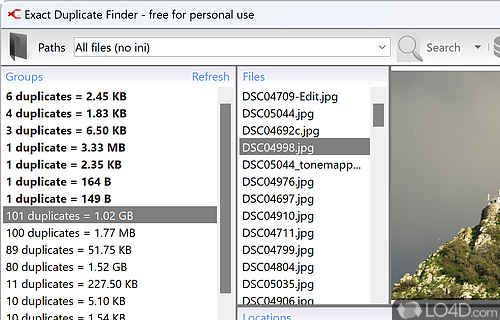 Exact Duplicate Finder Screenshot