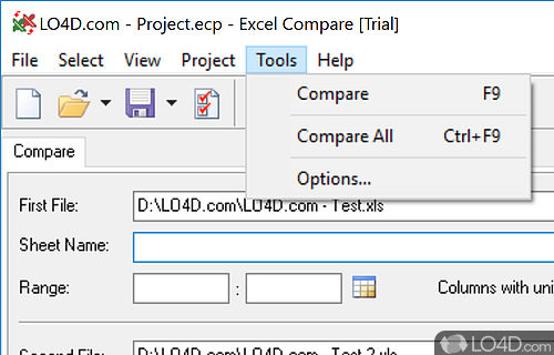Excel Compare screenshot