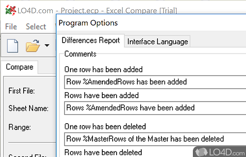 Excel Compare screenshot