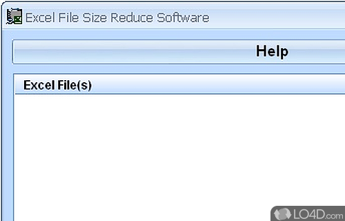 Screenshot of Excel File Size Reduce Software - Shrink, trim, decrease filesize of big Excel spreadsheets