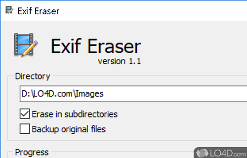 EXIF Eraser Screenshot