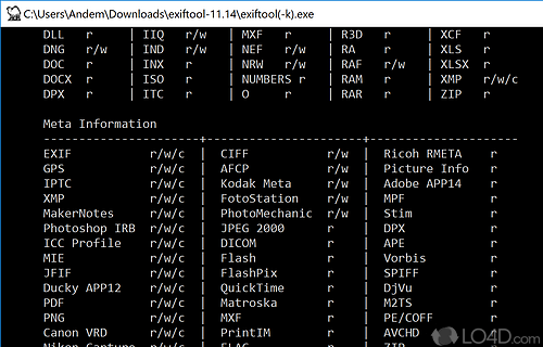 ExifTool 12.68 instaling