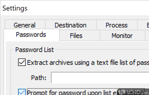 Simple archive file extractor - Screenshot of ExtractNow