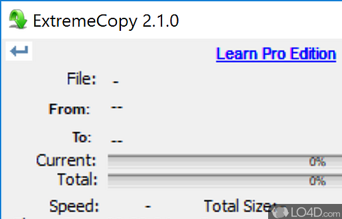 Copy files extremely fast and and powerful - Screenshot of ExtremeCopy