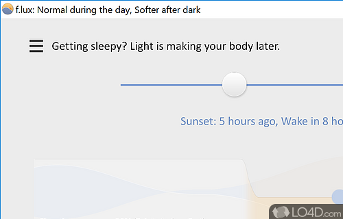 Automate your screen brightness for night or day - Screenshot of f.lux