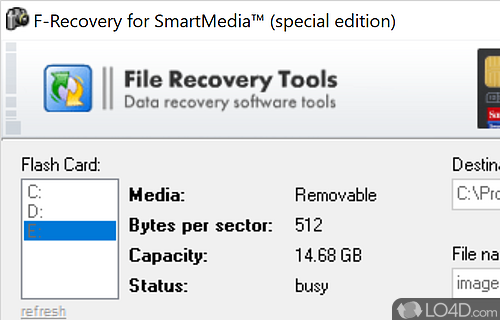 F-Recovery for SmartMedia Screenshot