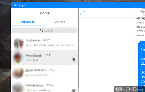 Facebook Messenger Screenshot