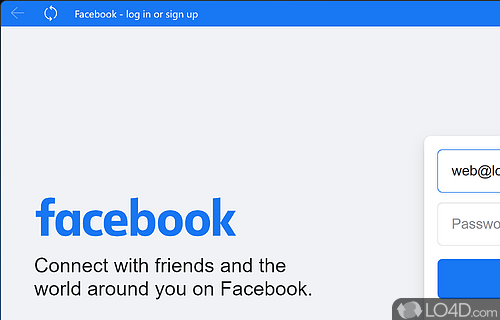 Easy to install - Screenshot of Facebook