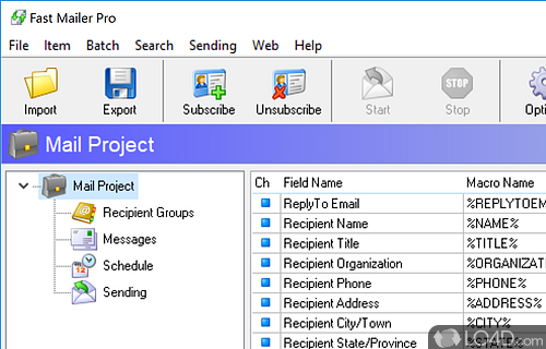 Fast Mailer Pro Screenshot